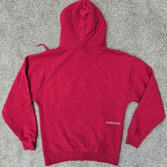 DISNEY PARKS SWEATSHIRT MICKEY & FRIENDS RED HOODIE PULLOVER WOMENS XS RARE - Picture 13 of 15